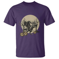Funny Halloween Gift T Shirt Headless Horseman Riding A Dino - Wonder Print Shop