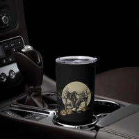 Funny Halloween Gift Tumbler Cup Headless Horseman Riding A Dino