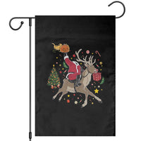 Funny Santa Headless Horseman Garden Flag Christmas Halloween Gift - Wonder Print Shop
