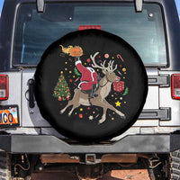 Funny Santa Headless Horseman Spare Tire Cover Christmas Halloween Gift - Wonder Print Shop