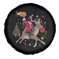 Funny Santa Headless Horseman Spare Tire Cover Christmas Halloween Gift - Wonder Print Shop