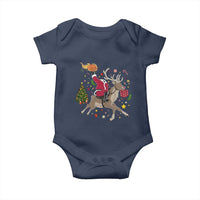 Funny Santa Headless Horseman Baby Onesie Christmas Halloween Gift - Wonder Print Shop