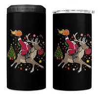 Funny Santa Headless Horseman 4 in 1 Can Cooler Tumbler Christmas Halloween Gift