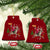 Funny Santa Headless Horseman Ceramic Ornament Xmas Halloween Gift - Wonder Print Shop
