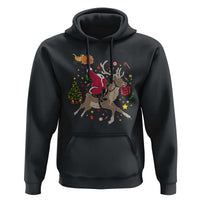 Funny Santa Headless Horseman Hoodie Christmas Halloween Gift - Wonder Print Shop