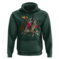 Funny Santa Headless Horseman Hoodie Christmas Halloween Gift - Wonder Print Shop