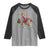 Funny Santa Headless Horseman Raglan Shirt Christmas Halloween Gift - Wonder Print Shop