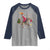 Funny Santa Headless Horseman Raglan Shirt Christmas Halloween Gift - Wonder Print Shop