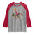 Funny Santa Headless Horseman Raglan Shirt Christmas Halloween Gift - Wonder Print Shop