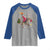 Funny Santa Headless Horseman Raglan Shirt Christmas Halloween Gift - Wonder Print Shop