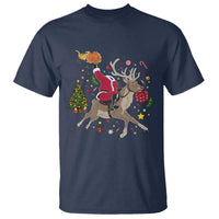 Funny Santa Headless Horseman T Shirt Christmas Halloween Gift - Wonder Print Shop