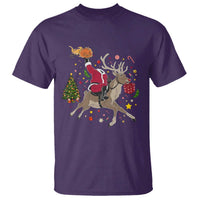 Funny Santa Headless Horseman T Shirt Christmas Halloween Gift - Wonder Print Shop