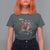 Funny Santa Headless Horseman T Shirt For Women Christmas Halloween Gift - Wonder Print Shop