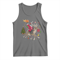 Funny Santa Headless Horseman Tank Top Christmas Halloween Gift - Wonder Print Shop