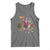 Funny Santa Headless Horseman Tank Top Christmas Halloween Gift - Wonder Print Shop