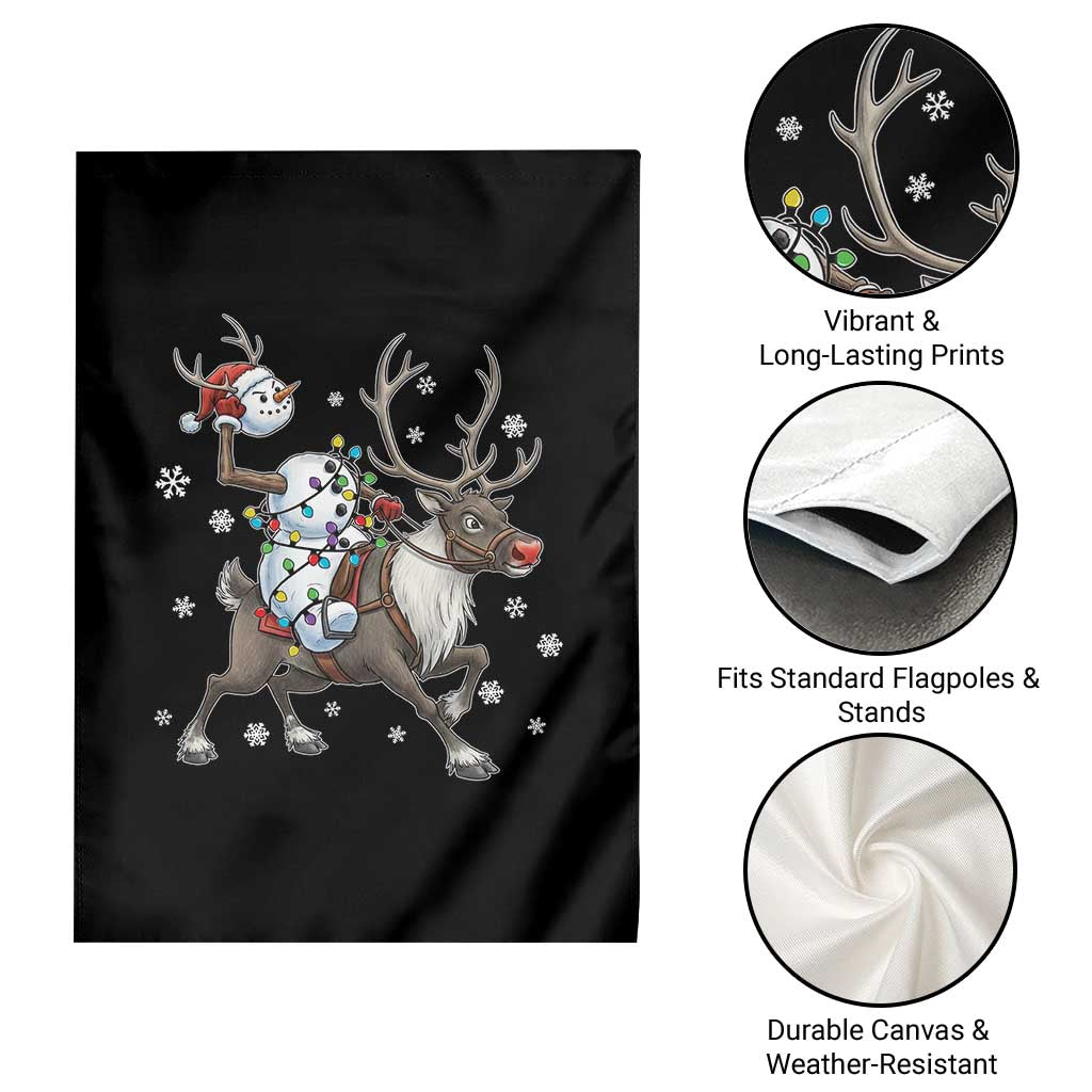 Funny Snowman Headless Horseman Garden Flag Christmas Halloween Gift - Wonder Print Shop
