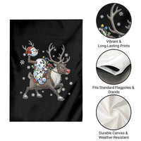 Funny Snowman Headless Horseman Garden Flag Christmas Halloween Gift - Wonder Print Shop