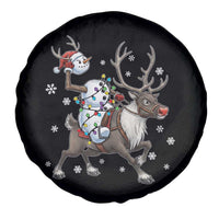 Funny Snowman Headless Horseman Spare Tire Cover Christmas Halloween Gift - Wonder Print Shop