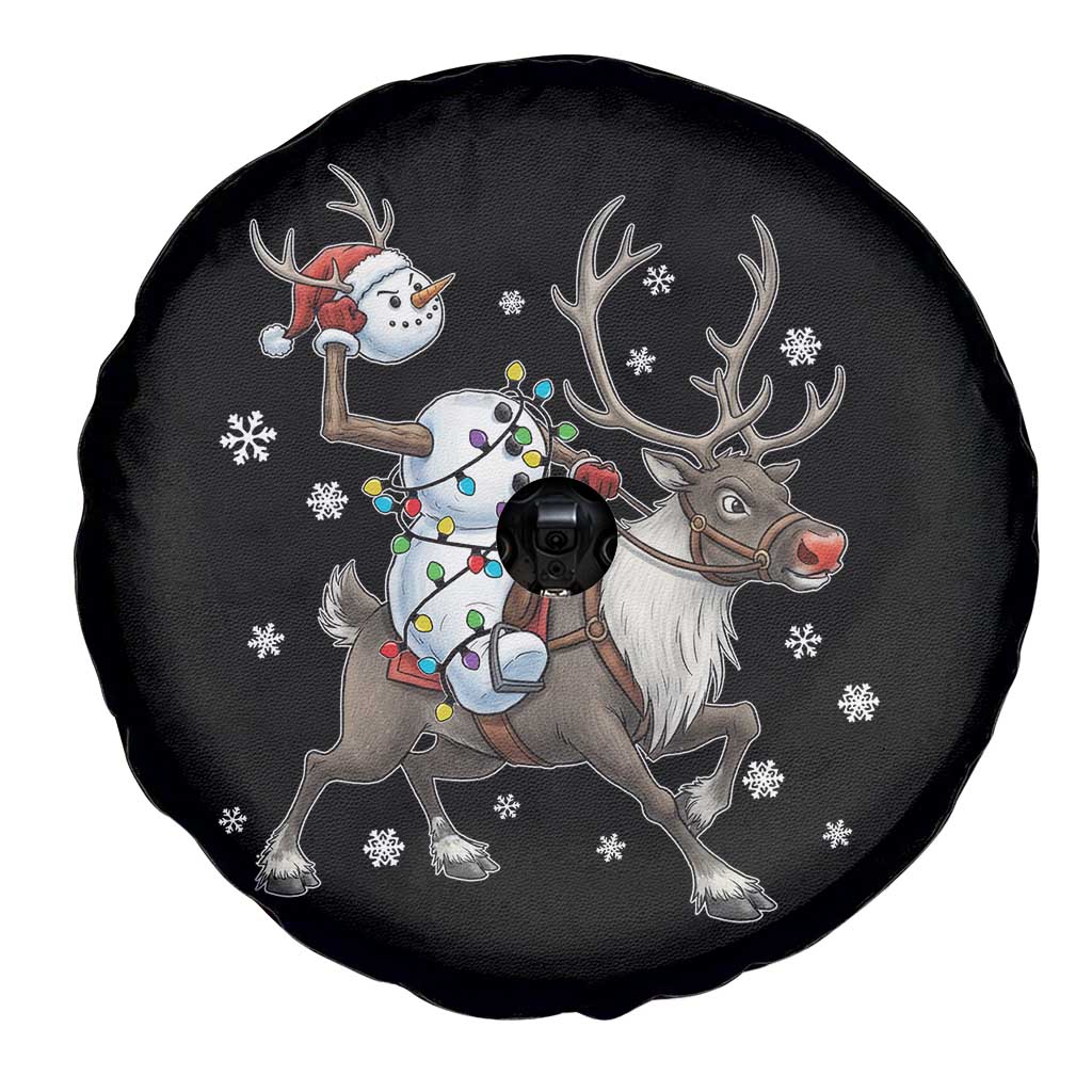 Funny Snowman Headless Horseman Spare Tire Cover Christmas Halloween Gift - Wonder Print Shop