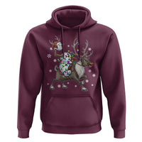 Funny Snowman Headless Horseman Hoodie Christmas Halloween Gift - Wonder Print Shop