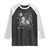 Funny Snowman Headless Horseman Raglan Shirt Christmas Halloween Gift - Wonder Print Shop