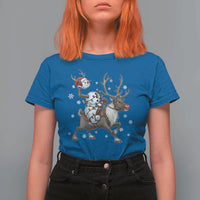 Funny Snowman Headless Horseman T Shirt For Women Christmas Halloween Gift - Wonder Print Shop
