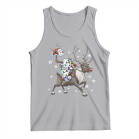 Funny Snowman Headless Horseman Tank Top Christmas Halloween Gift - Wonder Print Shop