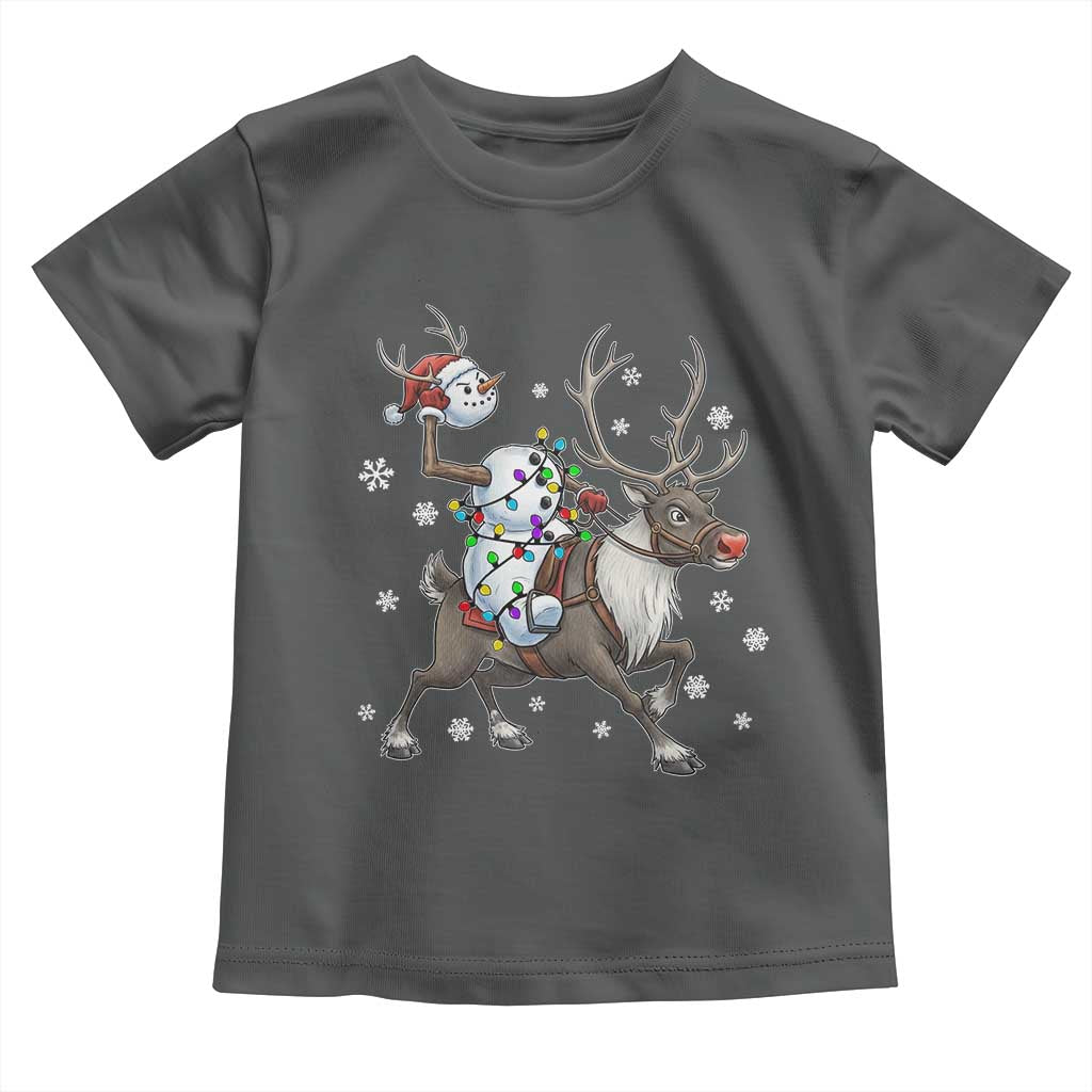 Funny Snowman Headless Horseman Toddler T Shirt Christmas Halloween Gift - Wonder Print Shop