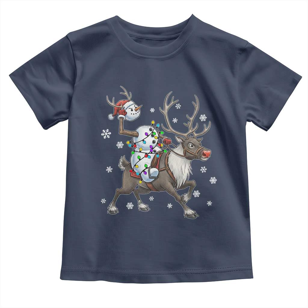 Funny Snowman Headless Horseman Toddler T Shirt Christmas Halloween Gift - Wonder Print Shop
