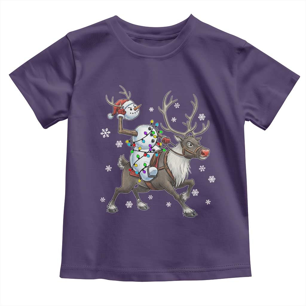 Funny Snowman Headless Horseman Toddler T Shirt Christmas Halloween Gift - Wonder Print Shop