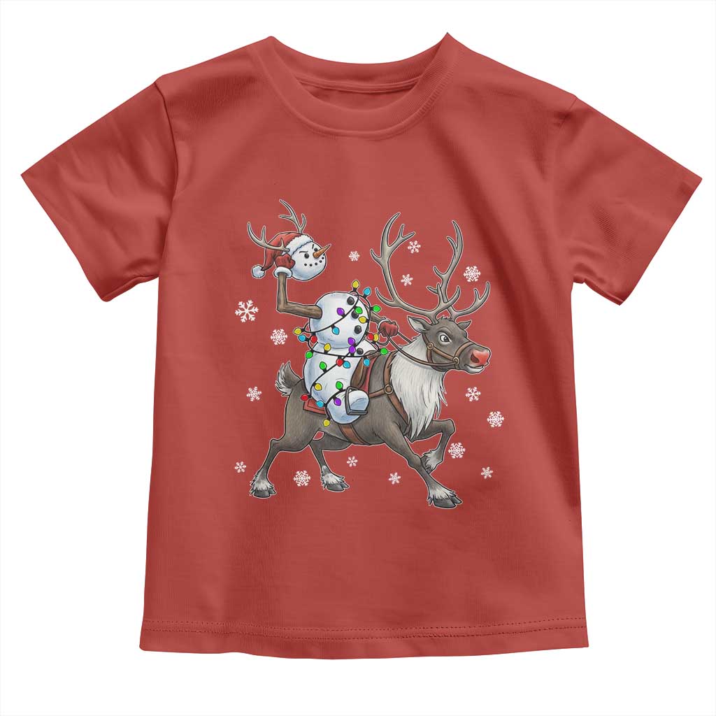 Funny Snowman Headless Horseman Toddler T Shirt Christmas Halloween Gift - Wonder Print Shop