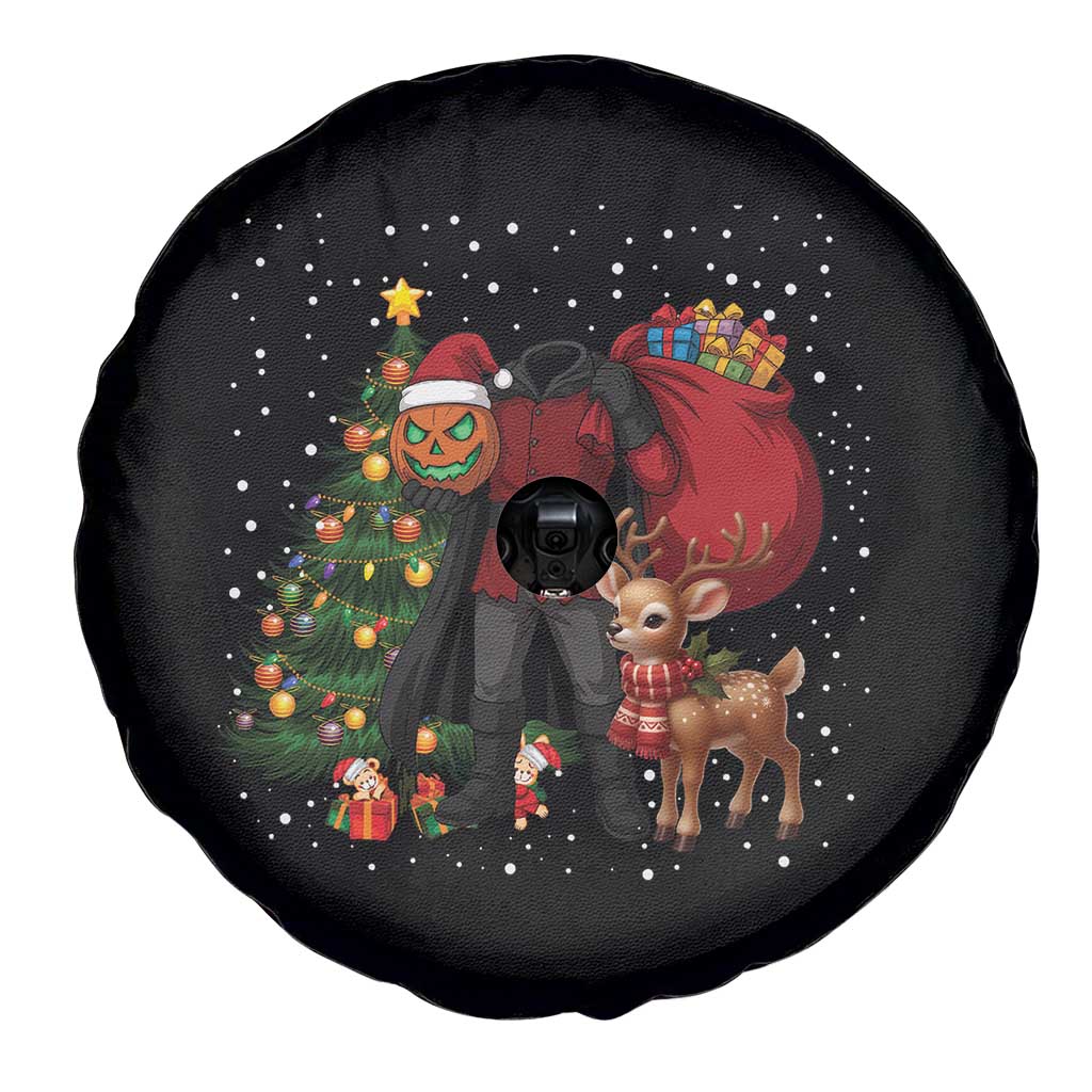 Headless Horseman Santa Spare Tire Cover Funny Christmas Mashup Gift - Wonder Print Shop