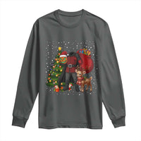 Headless Horseman Santa Long Sleeve Shirt Funny Christmas Mashup Gift - Wonder Print Shop