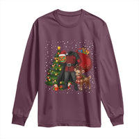 Headless Horseman Santa Long Sleeve Shirt Funny Christmas Mashup Gift - Wonder Print Shop