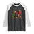 Headless Horseman Santa Raglan Shirt Funny Christmas Mashup Gift - Wonder Print Shop