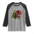 Headless Horseman Santa Raglan Shirt Funny Christmas Mashup Gift - Wonder Print Shop