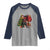 Headless Horseman Santa Raglan Shirt Funny Christmas Mashup Gift - Wonder Print Shop