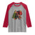Headless Horseman Santa Raglan Shirt Funny Christmas Mashup Gift - Wonder Print Shop