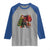 Headless Horseman Santa Raglan Shirt Funny Christmas Mashup Gift - Wonder Print Shop