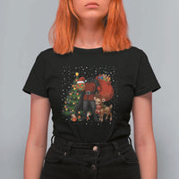 Headless Horseman Santa T Shirt For Women Funny Christmas Mashup Gift - Wonder Print Shop