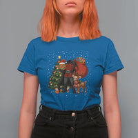 Headless Horseman Santa T Shirt For Women Funny Christmas Mashup Gift - Wonder Print Shop