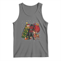 Headless Horseman Santa Tank Top Funny Christmas Mashup Gift - Wonder Print Shop