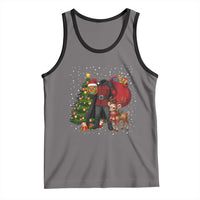 Headless Horseman Santa Tank Top Funny Christmas Mashup Gift - Wonder Print Shop