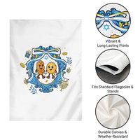 Funny Hanukkah Garden Flag Challah And Latke Cute Food Lover Gift - Wonder Print Shop