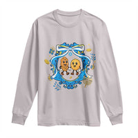 Funny Hanukkah Long Sleeve Shirt Challah And Latke Cute Food Lover Gift - Wonder Print Shop
