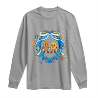 Funny Hanukkah Long Sleeve Shirt Challah And Latke Cute Food Lover Gift - Wonder Print Shop