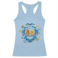 Funny Hanukkah Racerback Tank Top Challah And Latke Cute Food Lover Gift - Wonder Print Shop