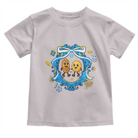 Funny Hanukkah Toddler T Shirt Challah And Latke Cute Food Lover Gift - Wonder Print Shop