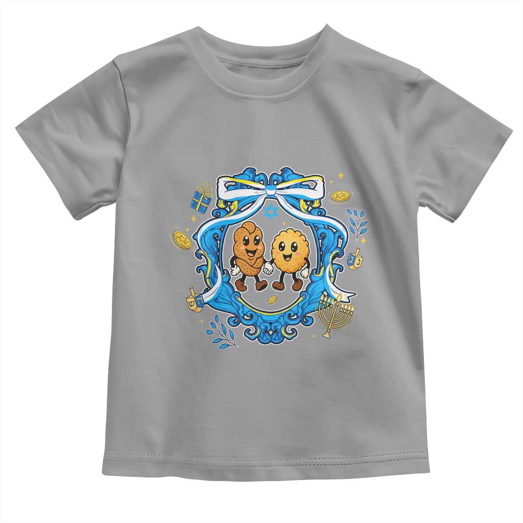 Funny Hanukkah Toddler T Shirt Challah And Latke Cute Food Lover Gift - Wonder Print Shop