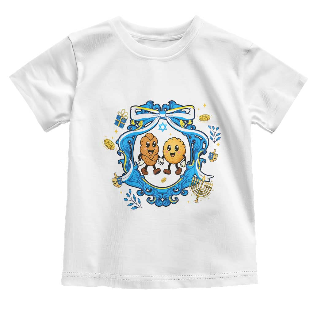 Funny Hanukkah Toddler T Shirt Challah And Latke Cute Food Lover Gift - Wonder Print Shop